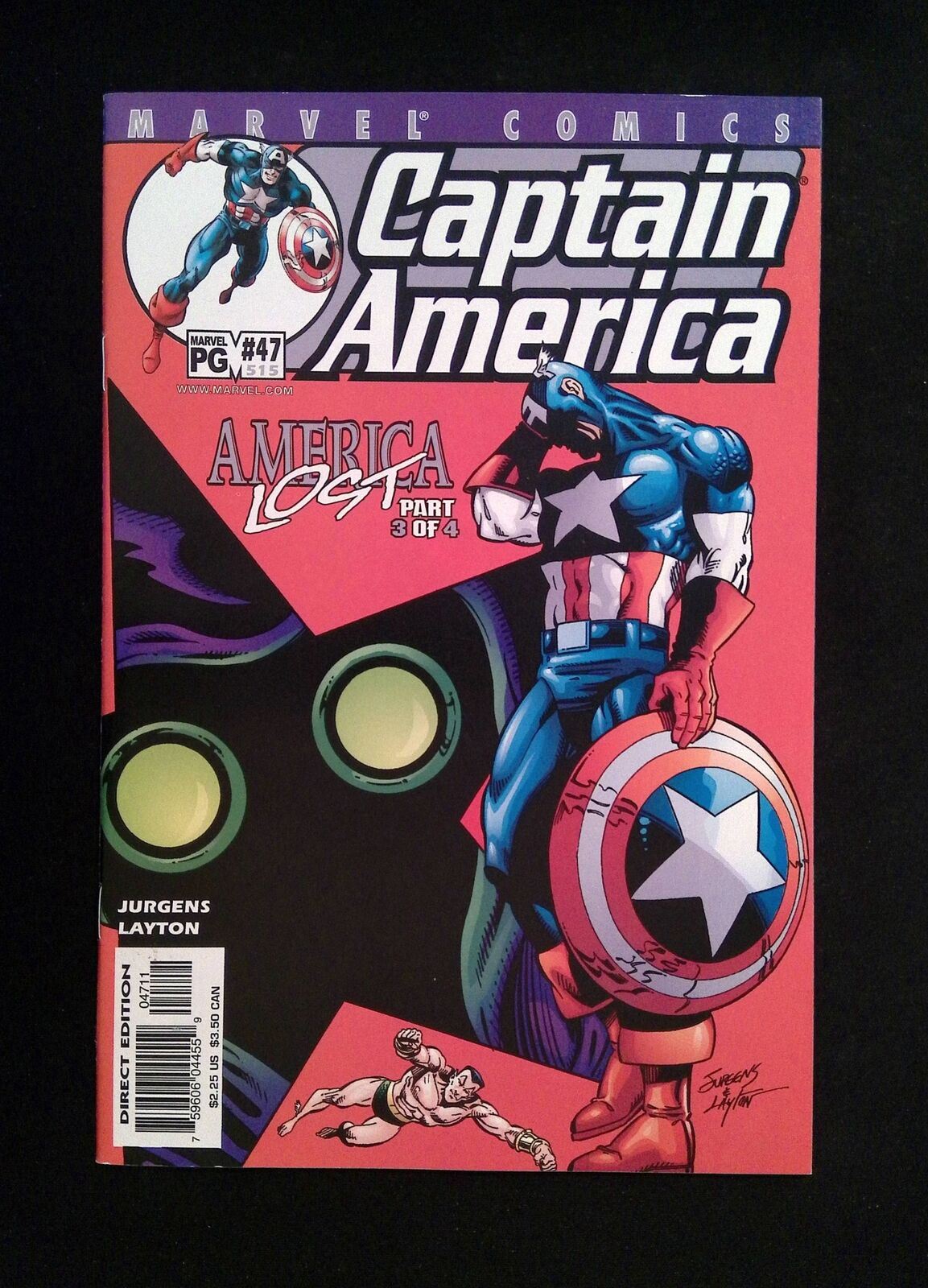 Captain America #47 (3RD SERIES) MARVEL Comics 2001 VF/NM