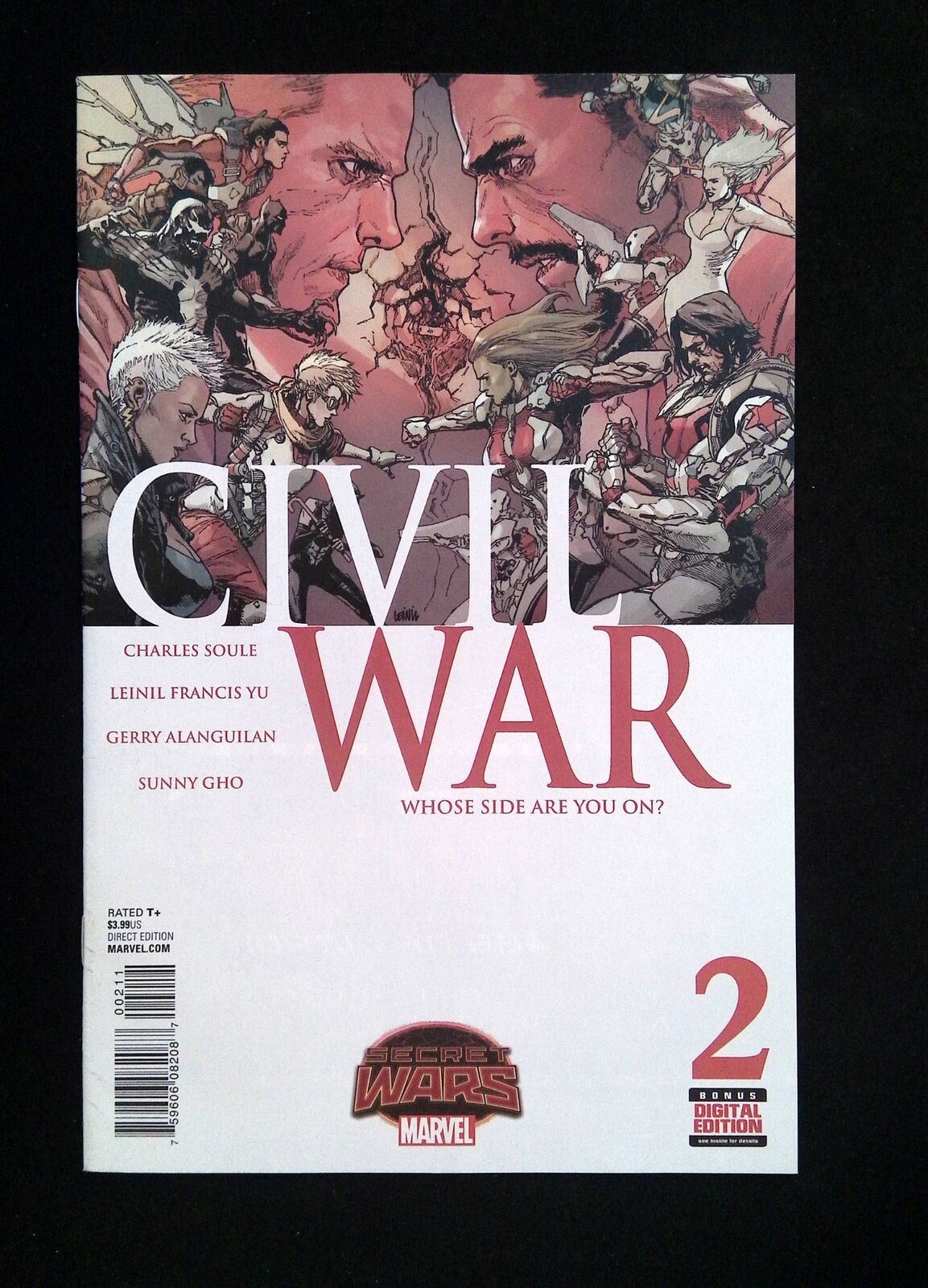 Civil War Secret Wars #2  Marvel Comics 2015 VF+