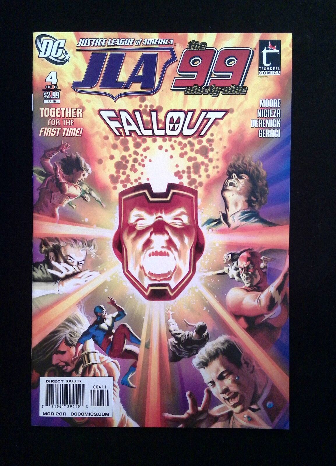 JLA The  99 #4  DC Comics 2011 NM-