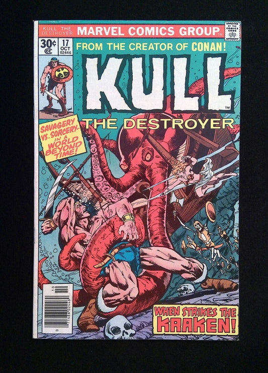 Kull the Conqueror #17  MARVEL Comics 1976 VF NEWSSTAND