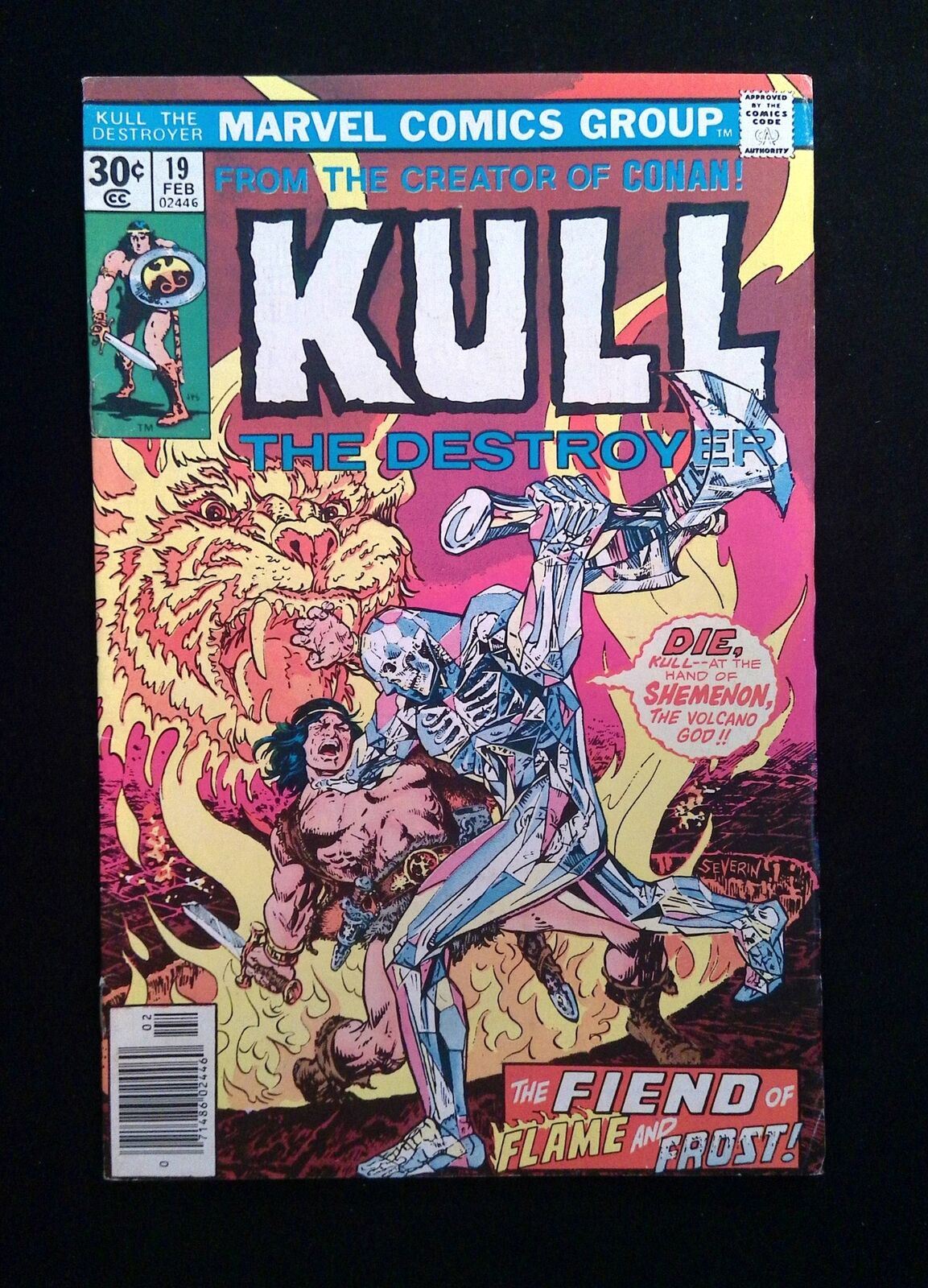 Kull the Conqueror #19  MARVEL Comics 1977 FN NEWSSTAND