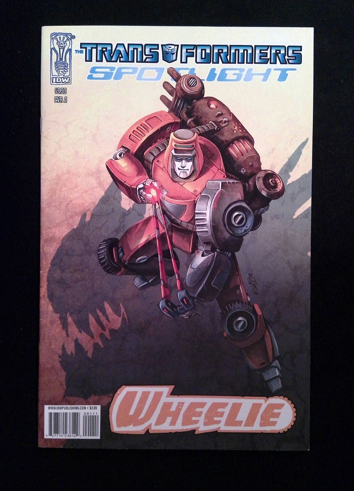 Transformers Spotlight Wheelie #1  IDW Comics 2008 VF+