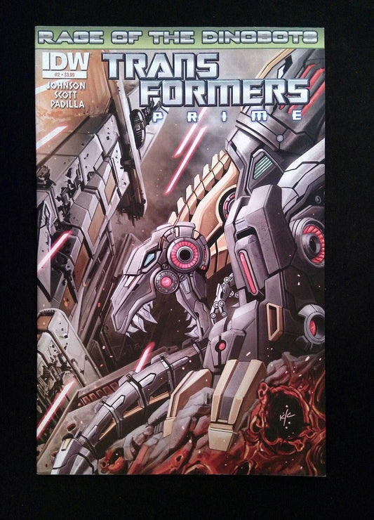 Transformers Prime Rage of the Dinobots #2  IDW Comics 2012 NM-