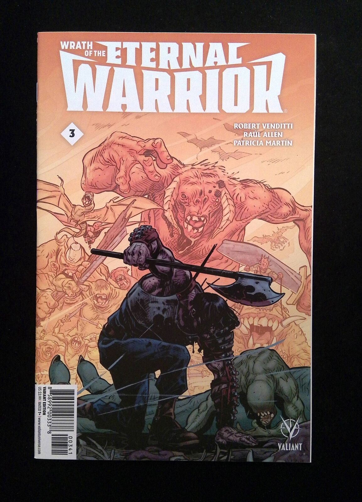 Wrath Of The Eternal Warrior #3D  VALIANT Comics 2016 VF/NM  VENDITTI VARIANT