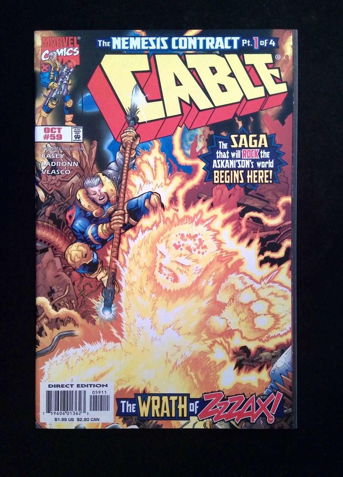 Cable #59  Marvel Comics 1998 NM