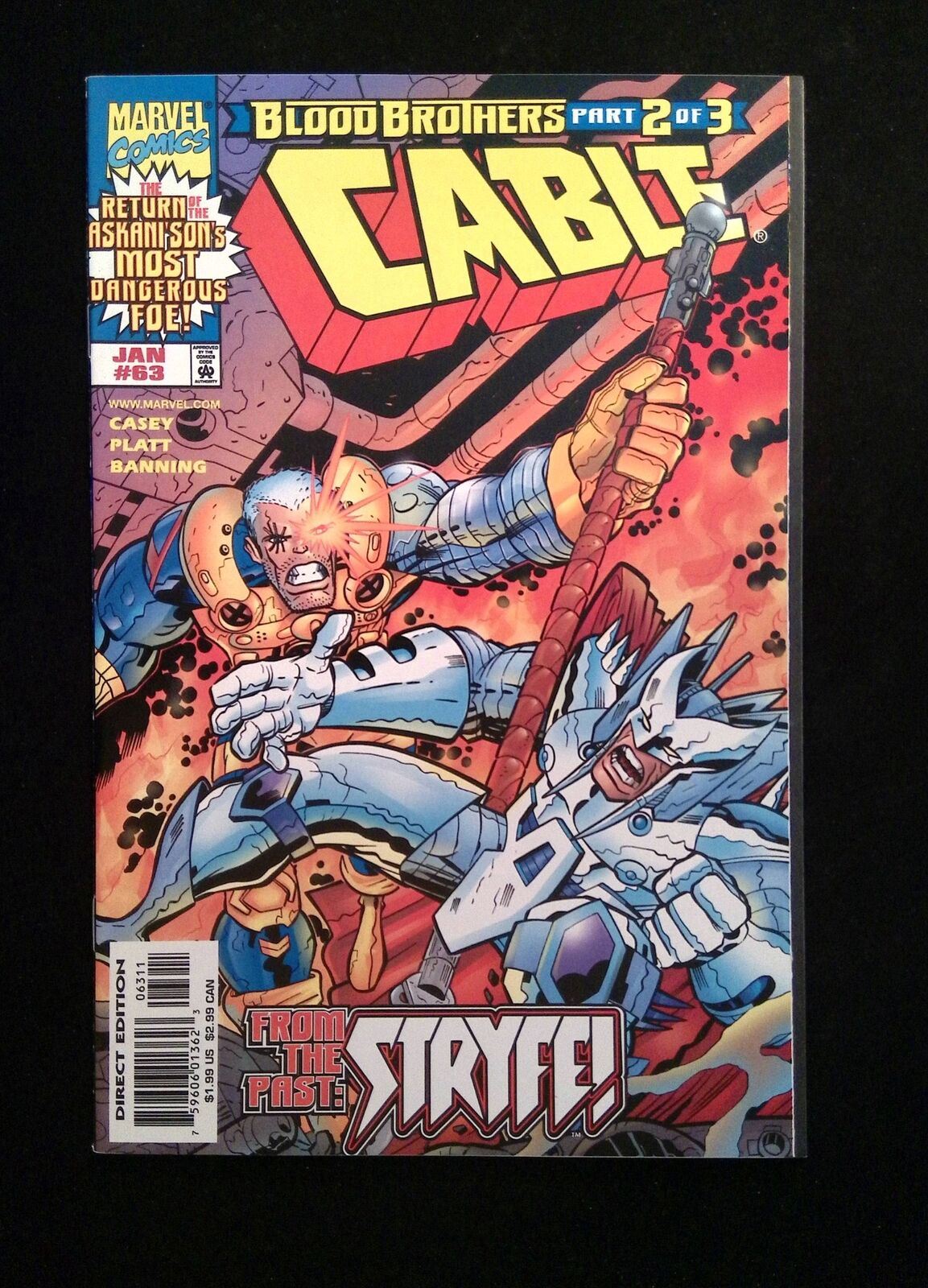 Cable #63  Marvel Comics 1999 NM