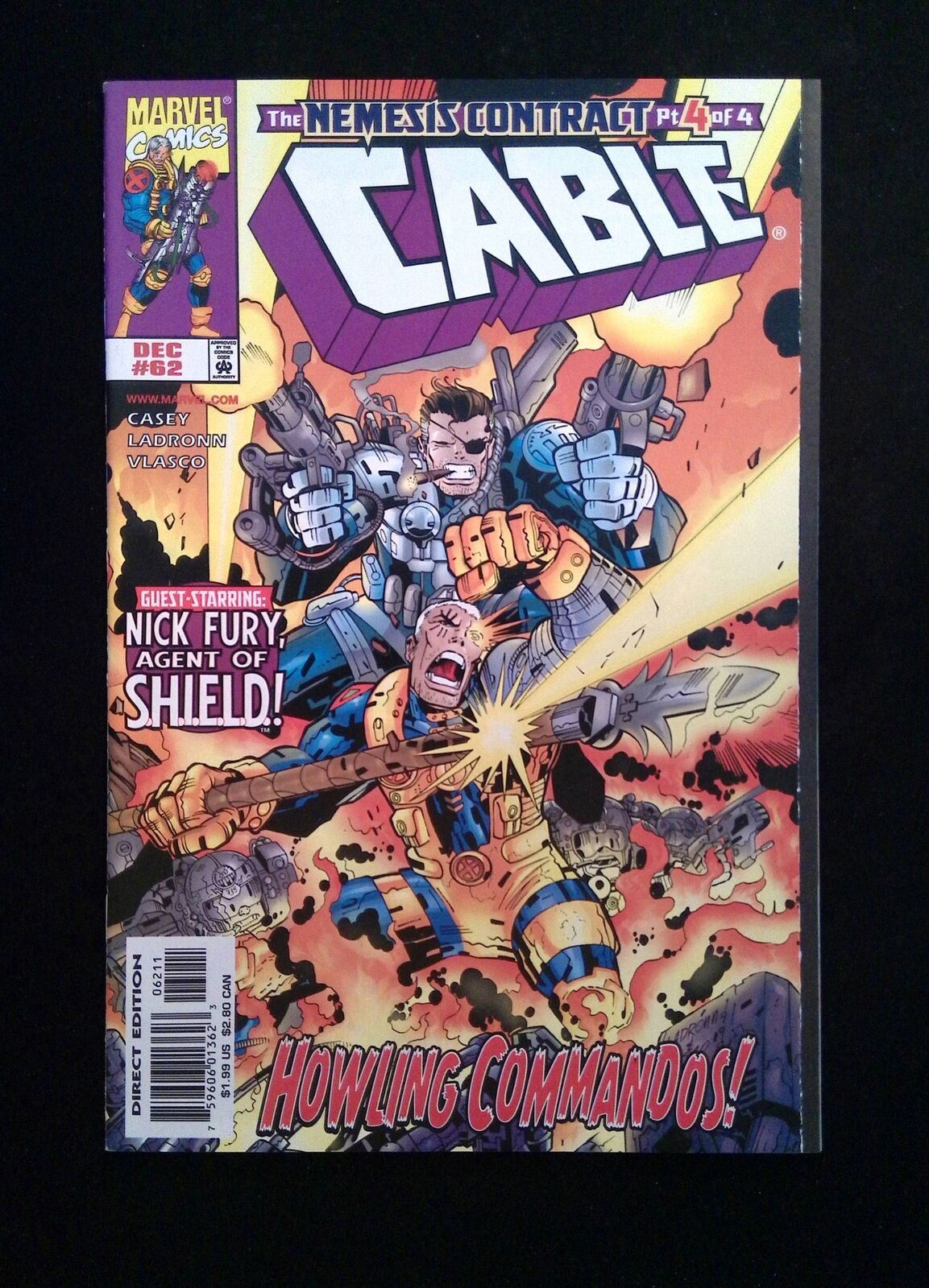 Cable #62  Marvel Comics 1998 NM