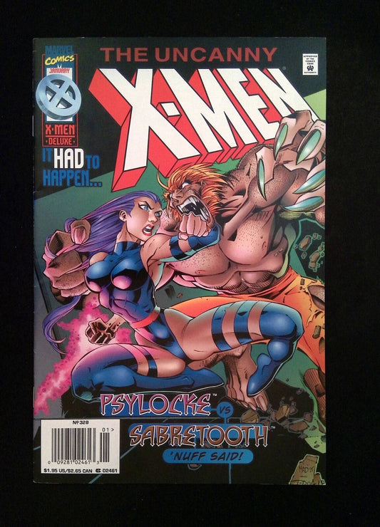 Uncanny X-Men #328  MARVEL Comics 1996 VF+ NEWSSTAND