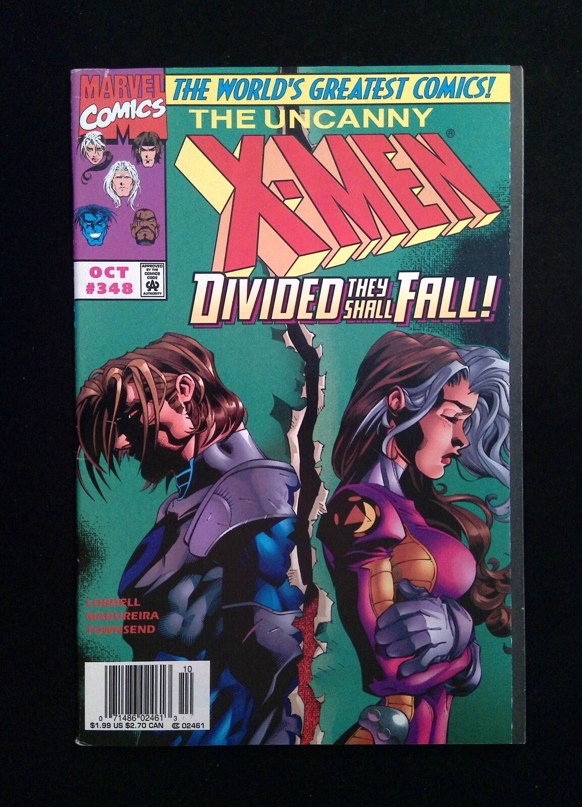 Uncanny X-Men #348  MARVEL Comics 1997 VF+ NEWSSTAND