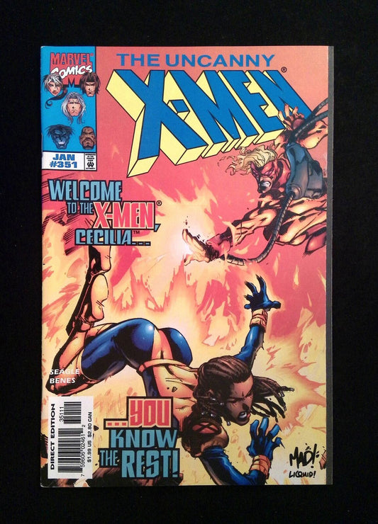 Uncanny X-Men #351  MARVEL Comics 1998 NM