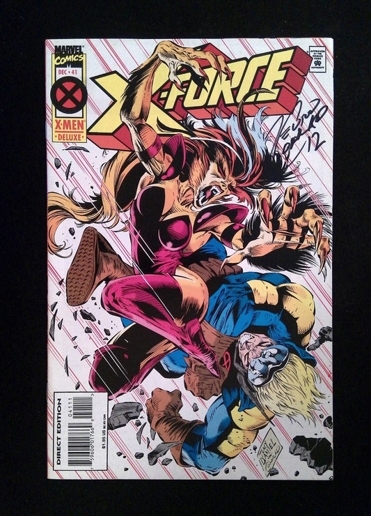 X-Force #41  MARVEL Comics 1994 VF+  SIGNED BY KEVIN CONRAD