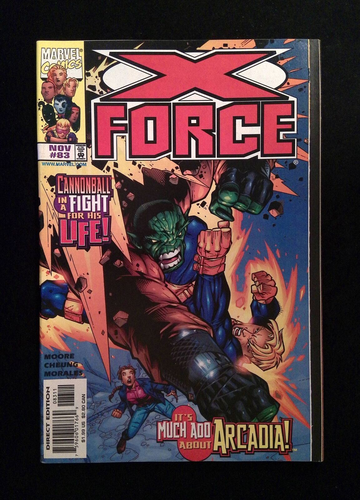 X-Force #83  MARVEL Comics 1998 VF+