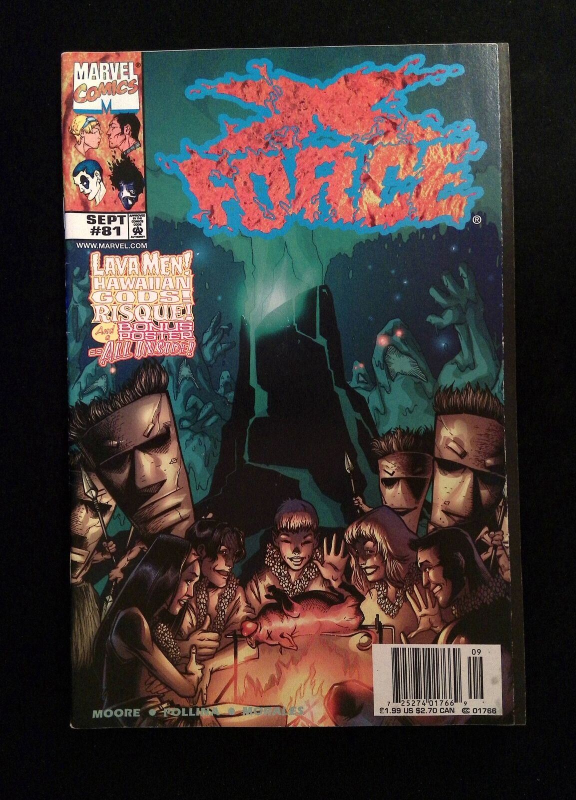 X-Force #81  MARVEL Comics 1998 VF+ NEWSSTAND