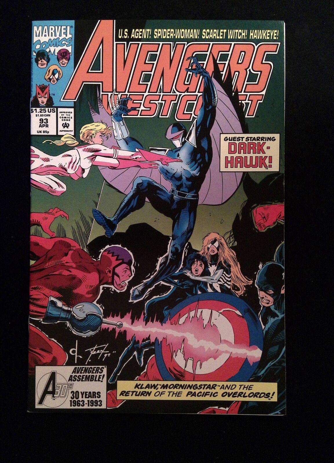 Avengers West Coast #93  MARVEL Comics 1993 NM-