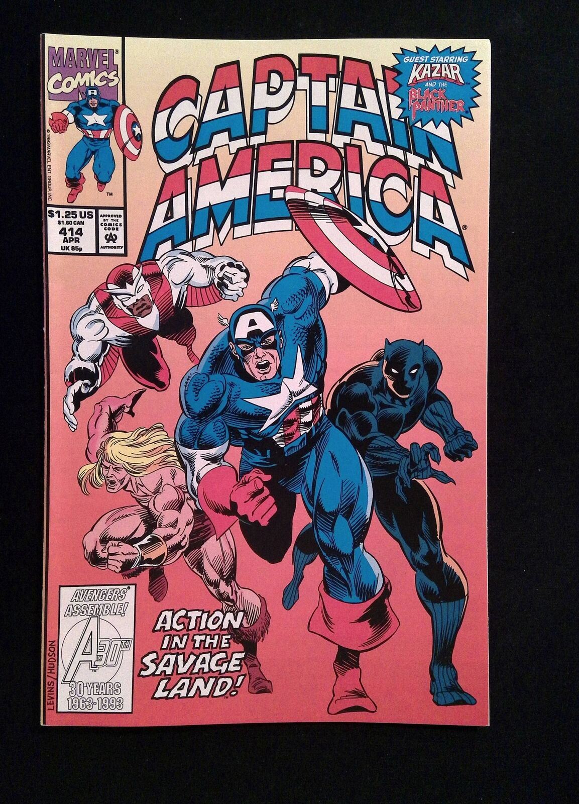 Captain America  #414  MARVEL Comics 1993 VF+