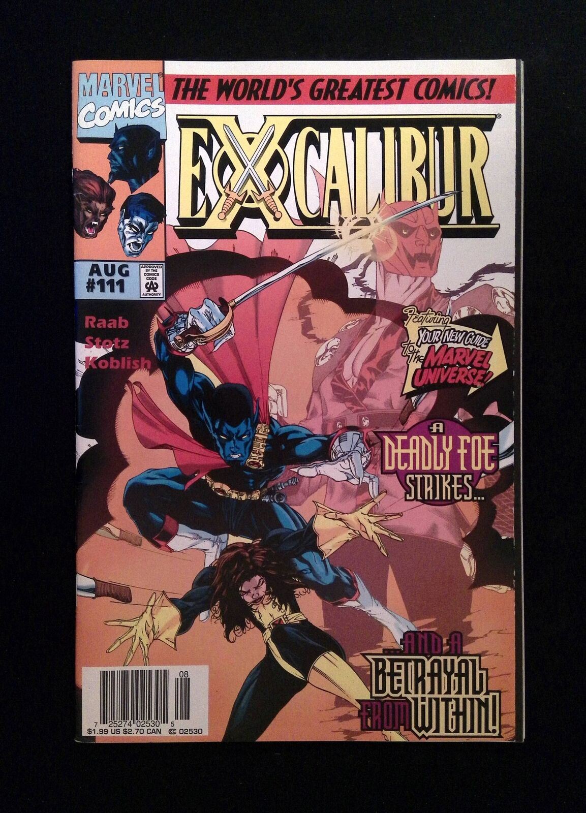 Excalibur #111  Marvel Comics 1997 VF+ Newsstand