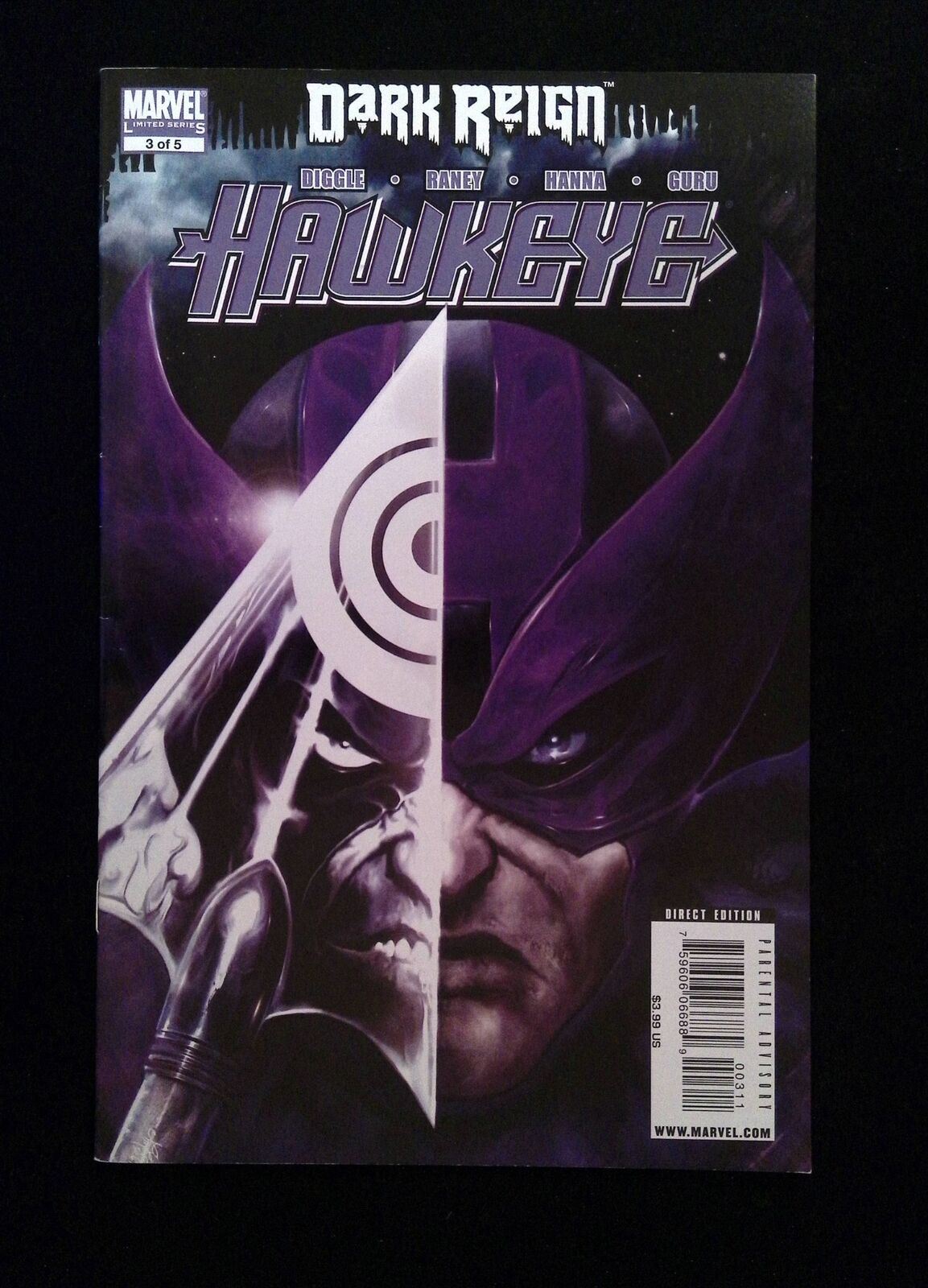 Dark Reign Hawkeye  #3  Marvel Comics 2009 VF+