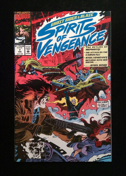 Ghost Rider Blaze Spirits of Vengance #7  MARVEL Comics 1993 NM