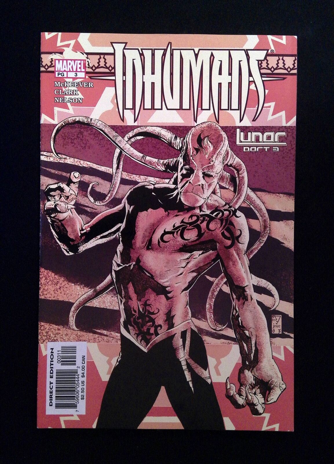 Inhumans #3 (4th Series) Marvel Comics 2003 NM