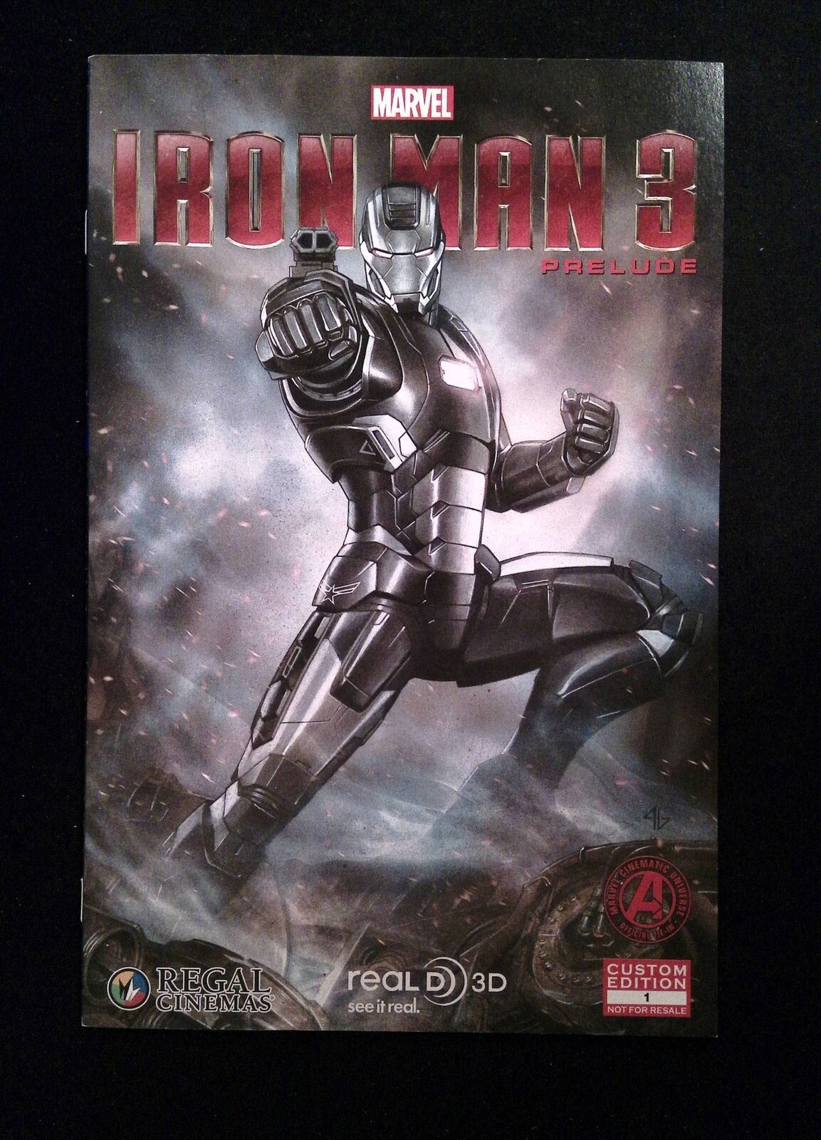 Marvel's Iron Man 3 Prelude #1REGAL  MARVEL Comics 2013 VF+  VARIANT COVER