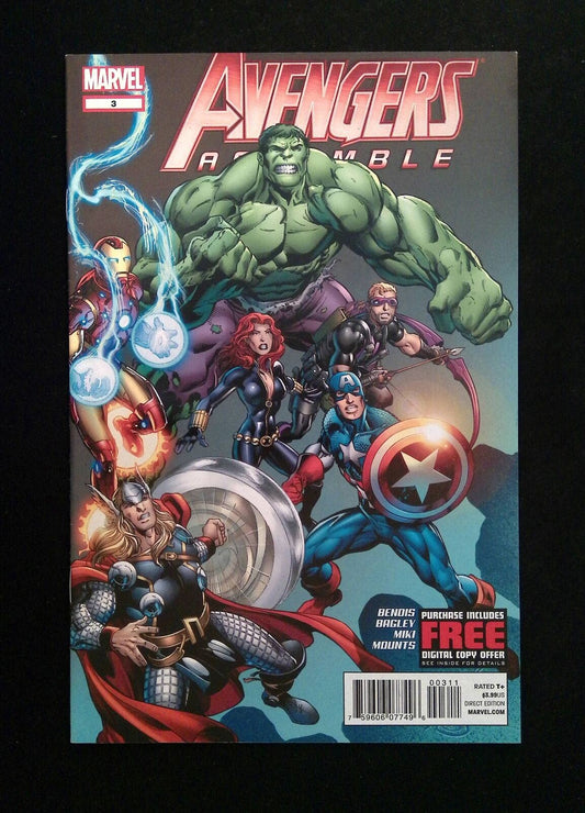 Avengers  Assemble #3  MARVEL Comics 2012 VF+