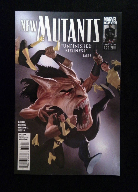 New Mutants #27 (3rd Series) Marvel Comics 2011 VF+