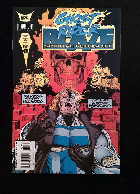 Ghost Rider Blaze Spirits of Vengeance #20  Marvel Comics 1994 VF+