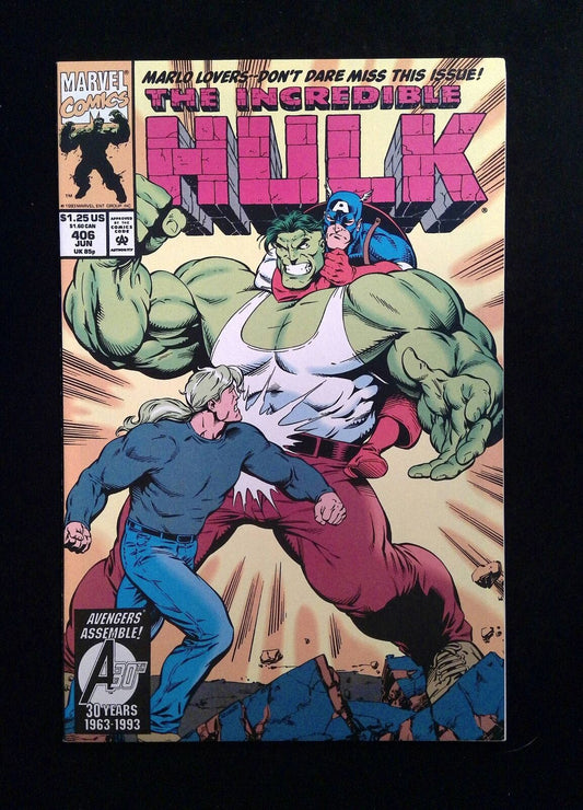 Incredible Hulk #406  Marvel Comics 1993 NM
