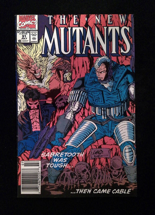 New Mutants #91  MARVEL Comics 1990 VF NEWSSTAND