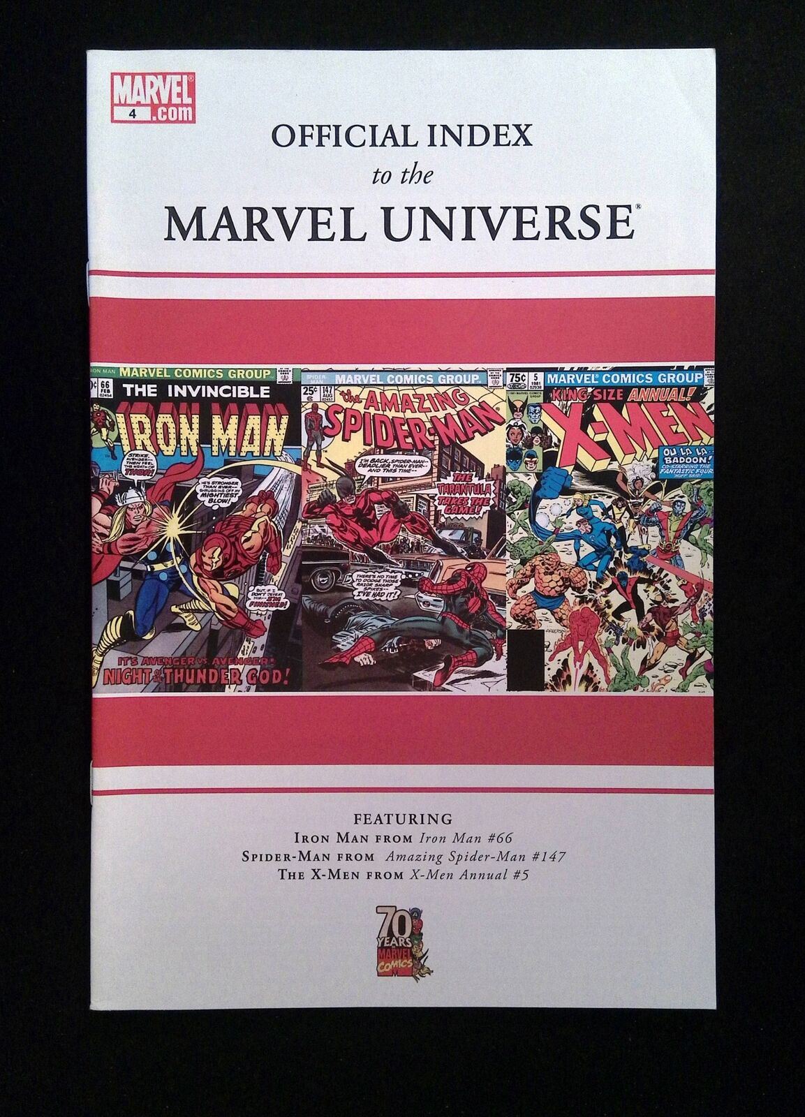 Official Index To The Marvel Universe #4  MARVEL Comics 2009 VF+