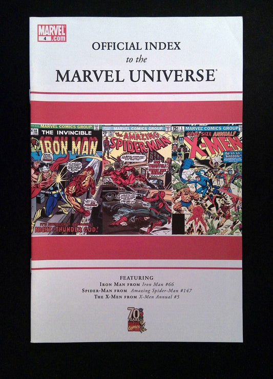 Official Index To The Marvel Universe #4  MARVEL Comics 2009 VF+
