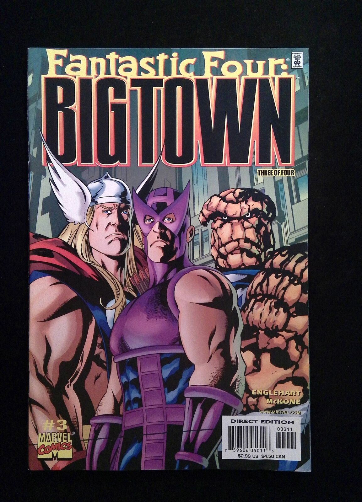 Fantastic Four Big Town #3  MARVEL Comics 2001 VF/NM