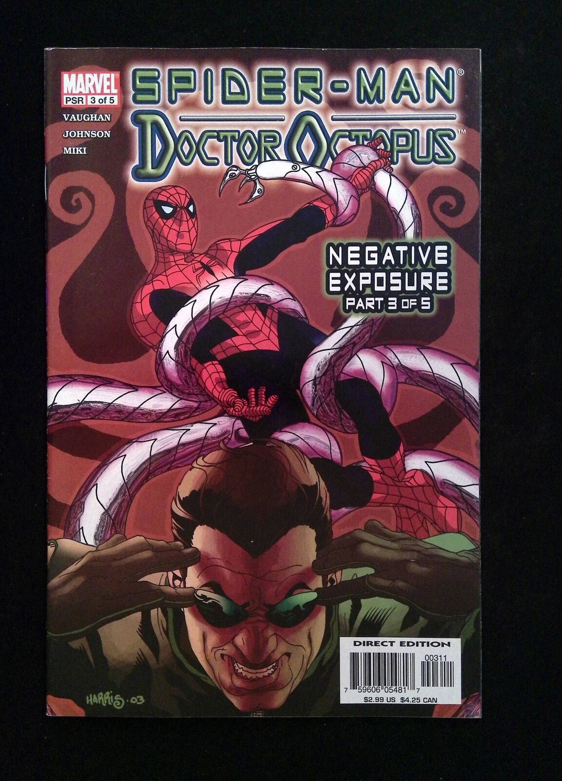 Doctor Octopus Negative Exposure #3  MARVEL Comics 2004 VF+