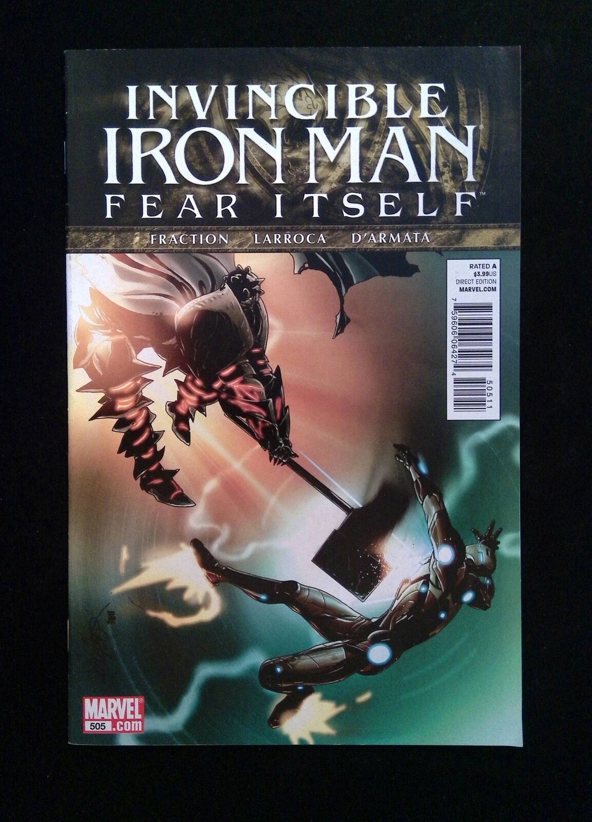 Invencible Iron Man #505  MARVEL Comics 2011 VF+