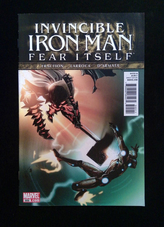 Invencible Iron Man #505  MARVEL Comics 2011 VF+