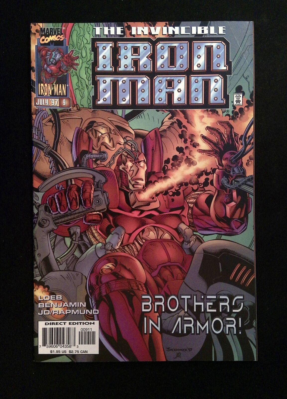 Iron Man #9 (2ND SERIES) MARVEL Comics 1997 NM