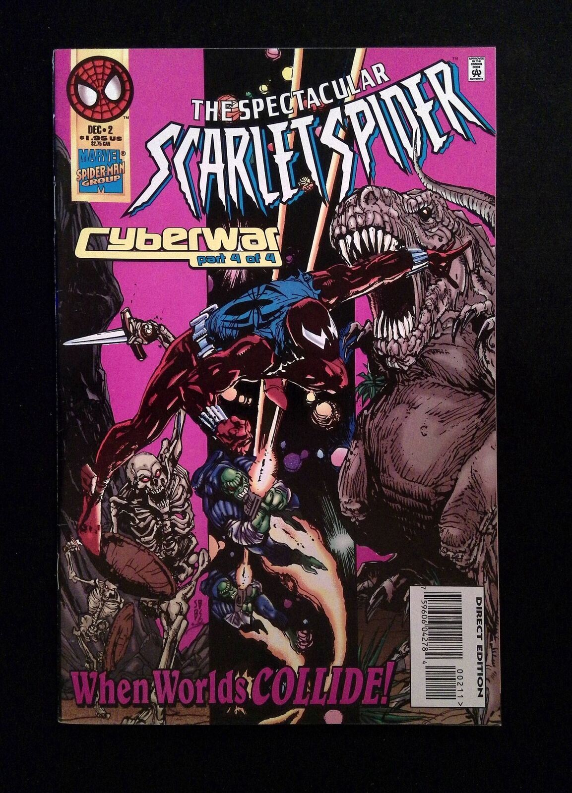 Spectacular  Scarlet Spider #2  MARVEL Comics 1995 NM-