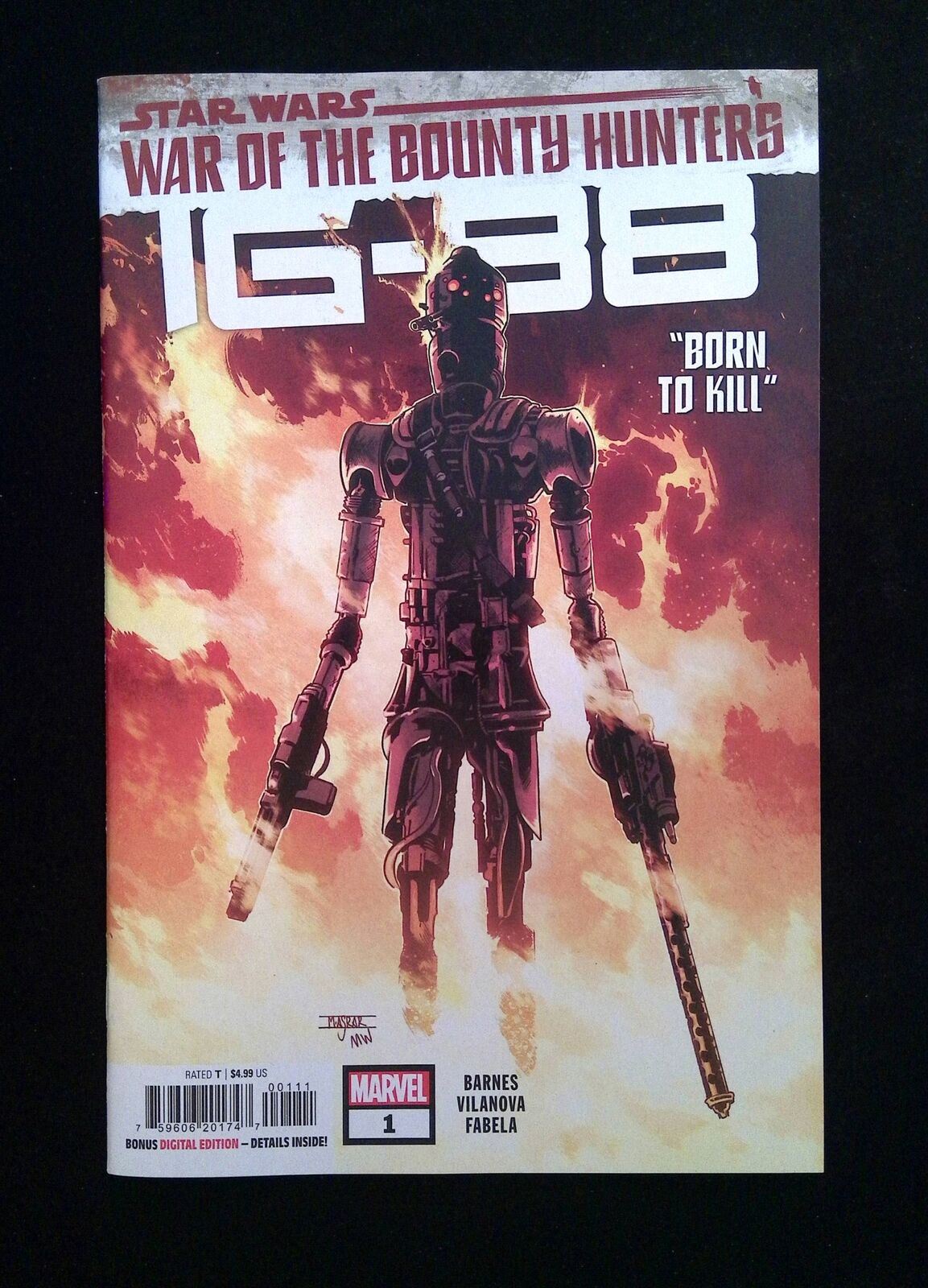 Star Wars of the Bounty Humters  Ig-88 #1  MARVEL Comics 2021 NM-