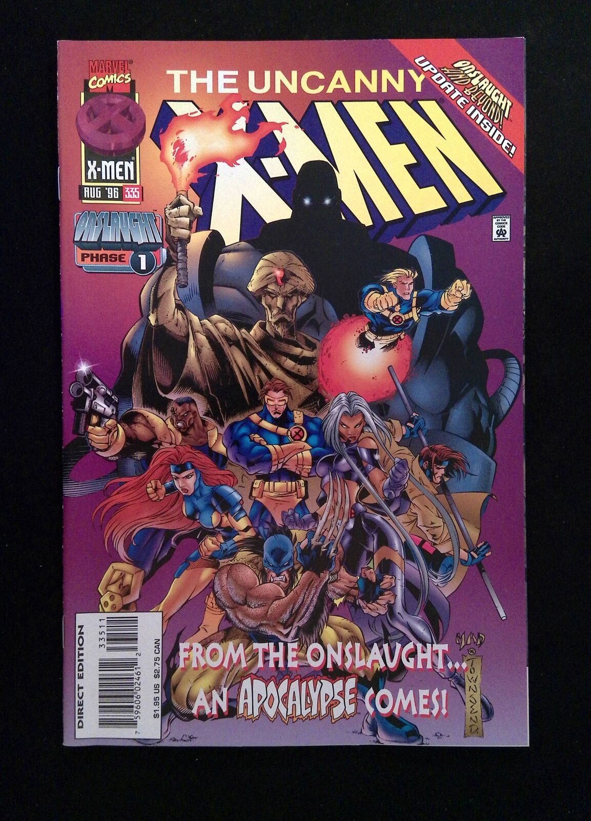 Uncanny X-Men #335  Marvel Comics 1996 NM-