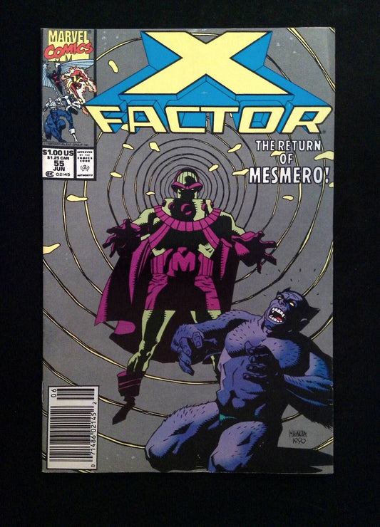 X-Factor  #55  MARVEL Comics 1990 VF- NEWSSTAND