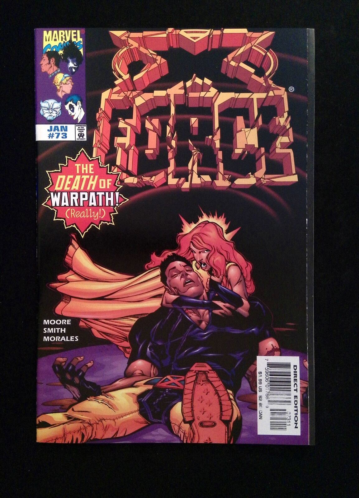 X-Force #73  MARVEL Comics 1998 VF+