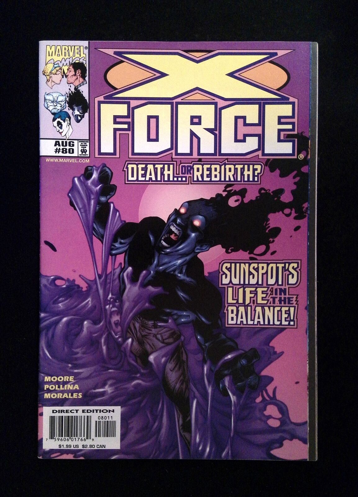 X-Force #80  Marvel Comics 1998 VF+