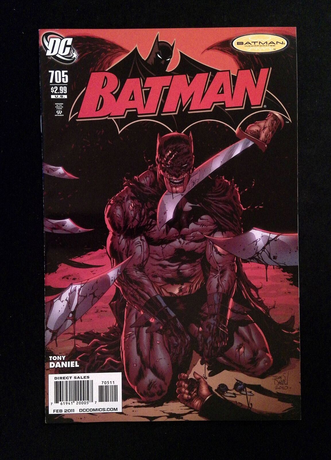 Batman #705  DC Comics 2011 VF+