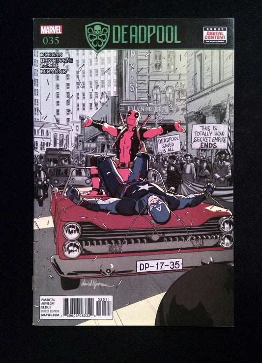 Deadpool #35 (4TH SERIES) MARVEL Comics 2017 NM