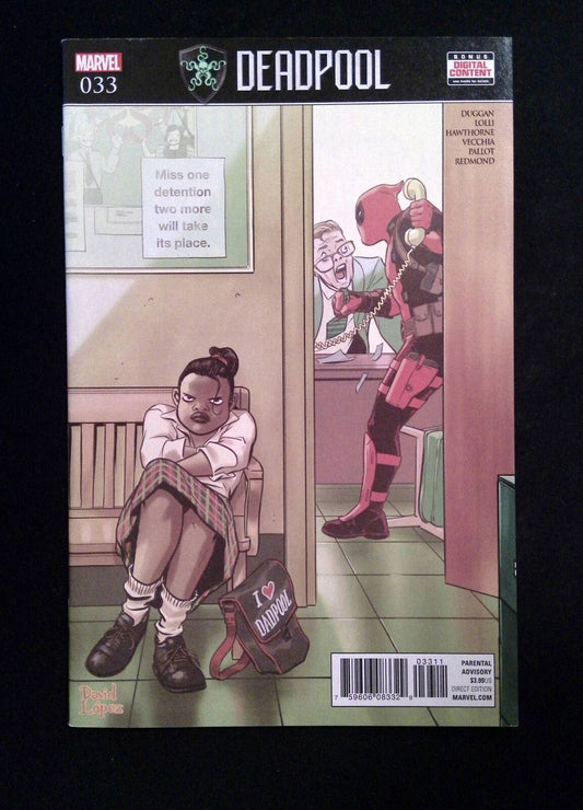 Deadpool #33 (4TH SERIES) MARVEL Comics 2017 NM