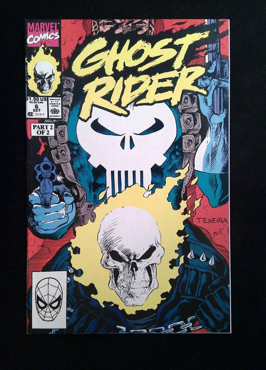 Ghost Rider #6 (2ND SERIES) MARVEL Comics 1990 VF/NM