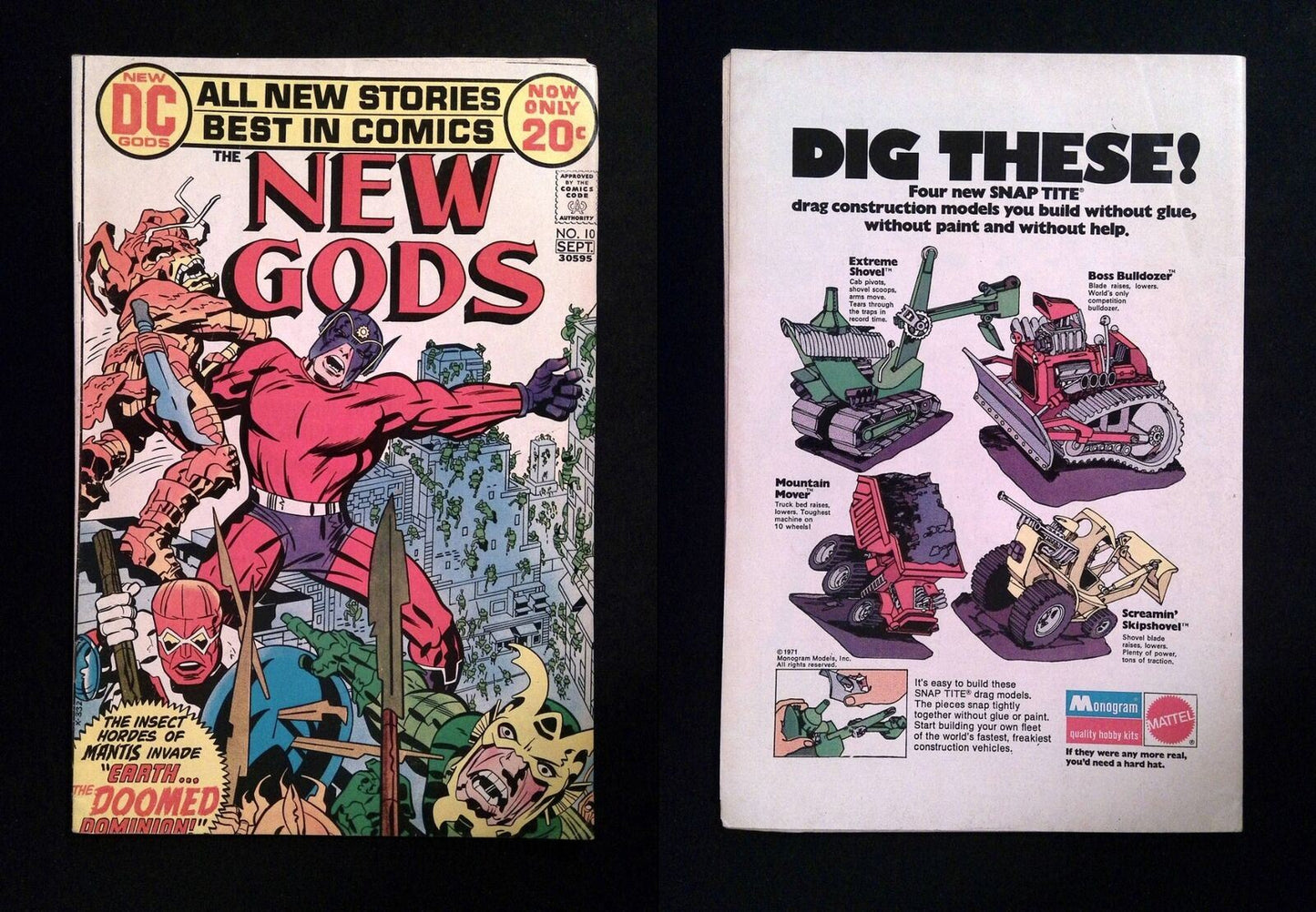 New Gods #10  Marvel Comics 1972 FN+