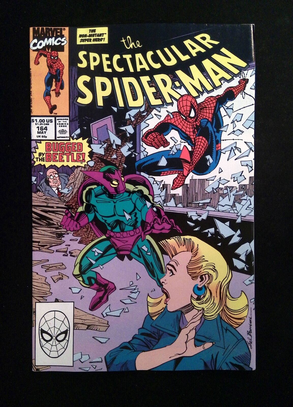 Spectacular Spider-Man #164  MARVEL Comics 1990 VF+