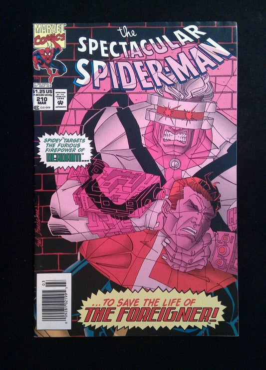 Spectacular Spider-Man #210  MARVEL Comics 1994 VF- NEWSSTAND