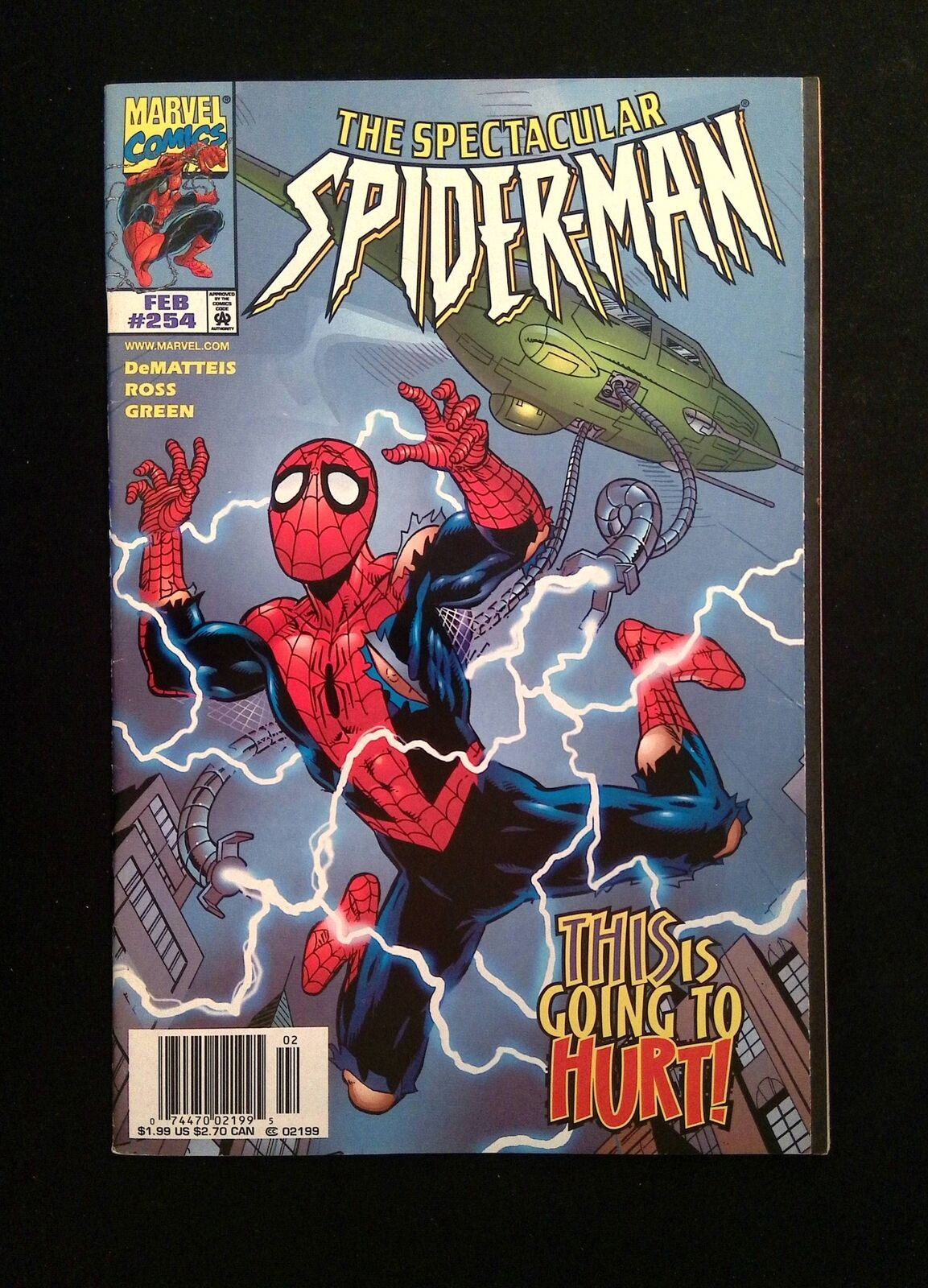 Spectacular Spider-Man #254  MARVEL Comics 1998 VF+ NEWSSTAND